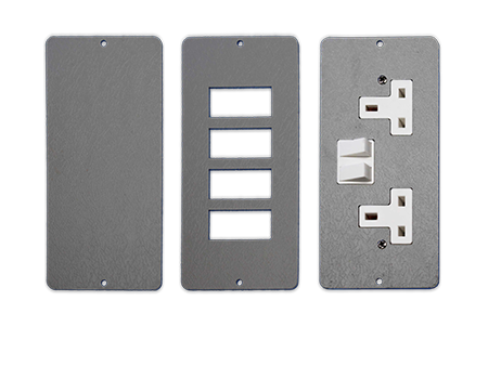 floor box outlet plates